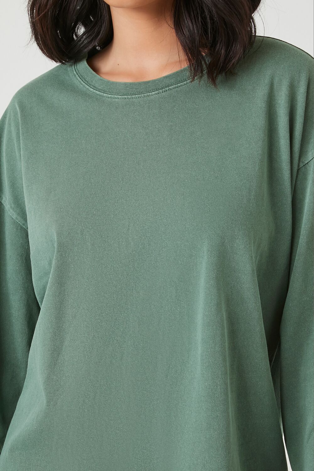  Forever 21 Oversized Drop-Sleeve Top - beige - Bonton