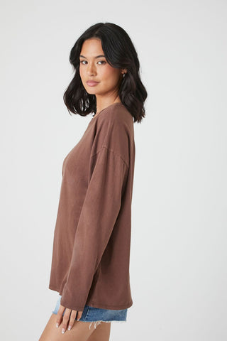 Oversized Drop-Sleeve Top