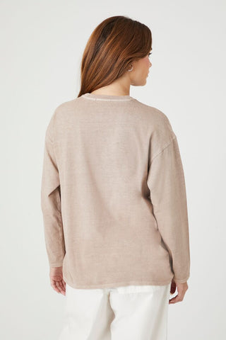 Oversized Drop-Sleeve Top