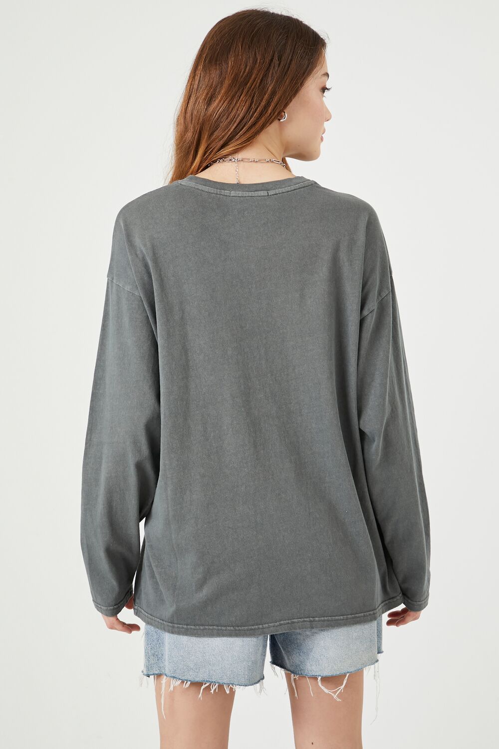  Forever 21 Oversized Drop-Sleeve Top - beige - Bonton