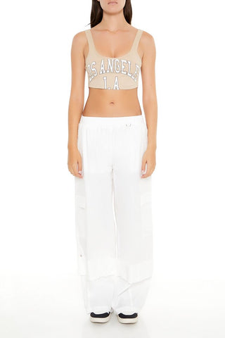 Cropped Los Angeles Graphic Tank Top