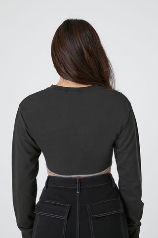 Cropped Los Angeles College Pullover