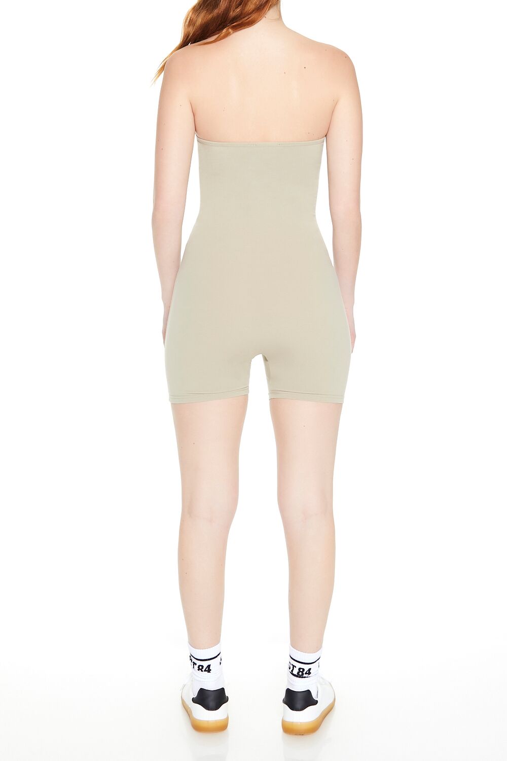  Forever 21 Fitted Tube Romper - oyster-grey - Bonton
