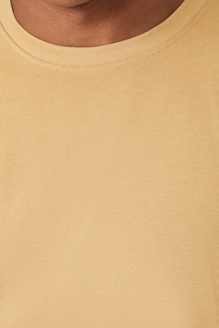  Forever 21 Scoop Cotton Crew Tee - black - Bonton