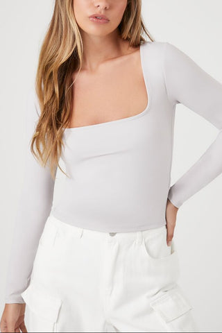 Sculpt Shape Square-Neck Top