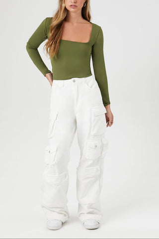 Sculpt Shape Square-Neck Top