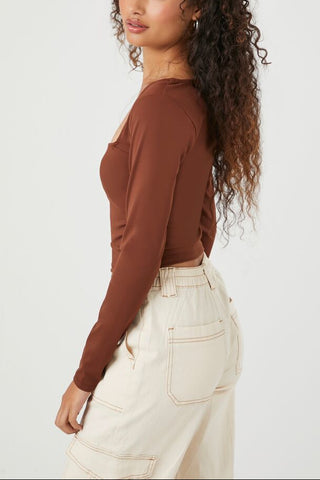 Sculpt Shape Square-Neck Top