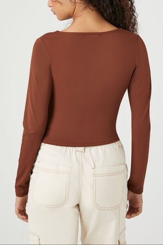 Sculpt Shape Square-Neck Top