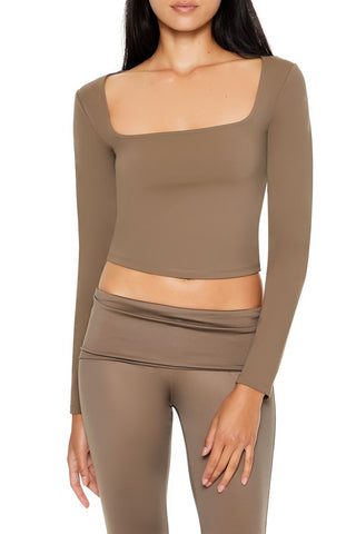 Sculpt Shape Square-Neck Top