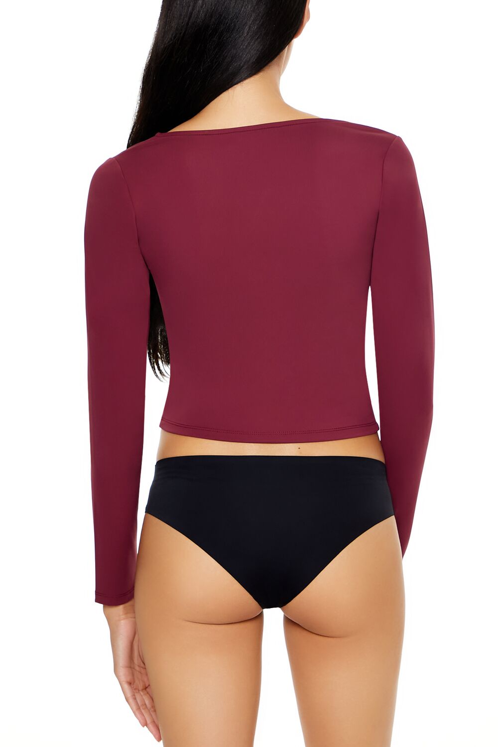  Forever 21 Sculpt Shape Square-Neck Top - cream - Bonton