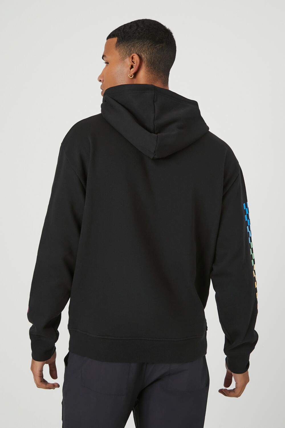  Forever 21 Alpine Rider Graphic Hoodie - black multi - Bonton