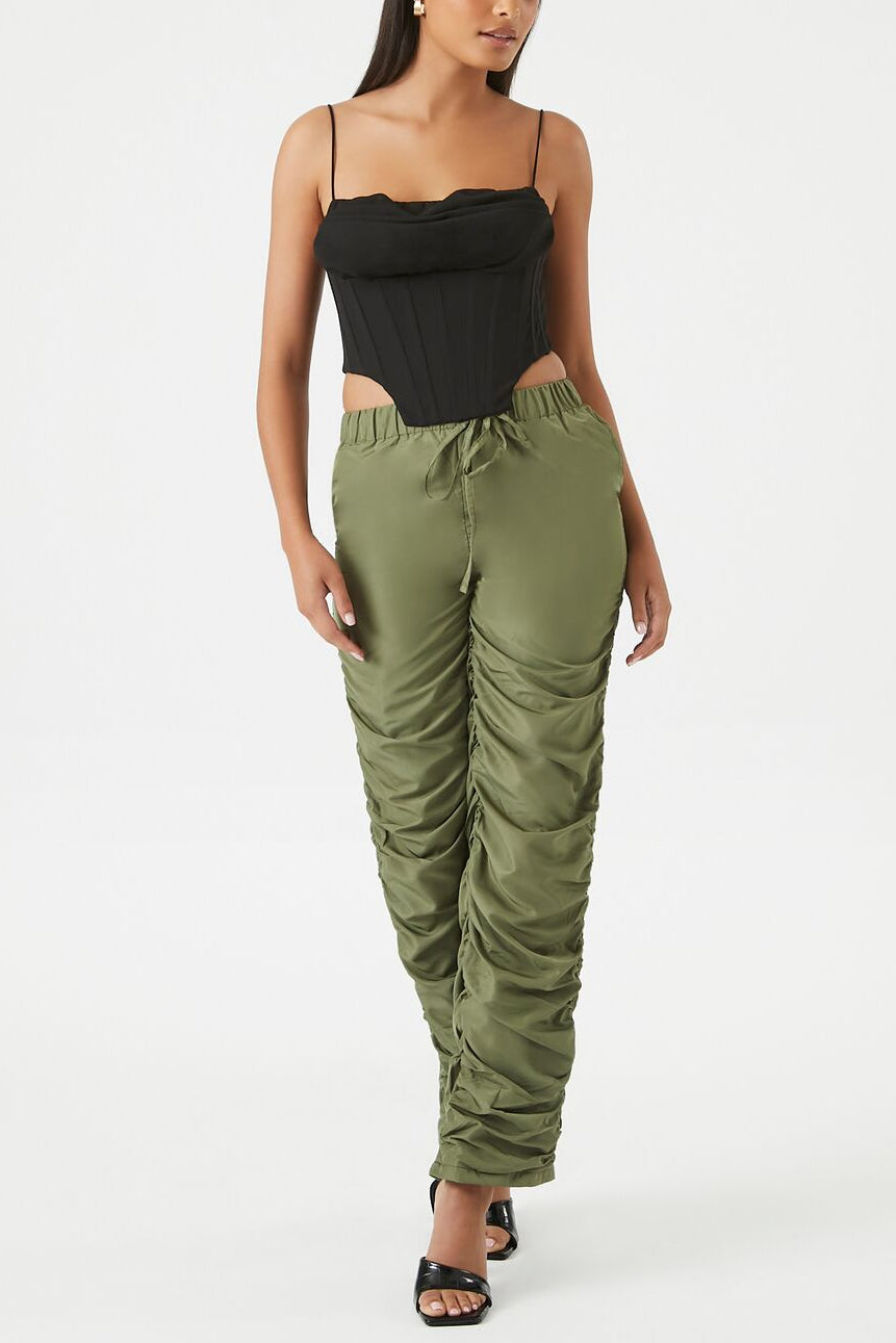  Forever 21 Corset Cropped Cami - black - Bonton