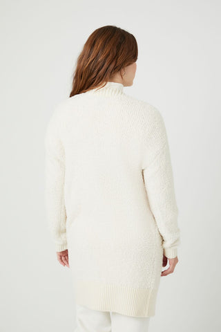 Open-Front Cardigan Sweater