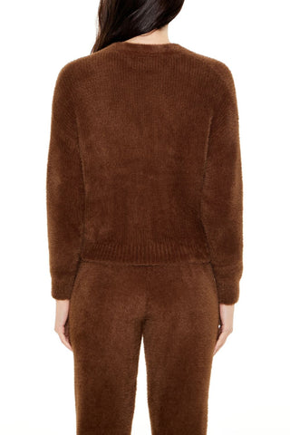 Fuzzy Cardigan Sweater