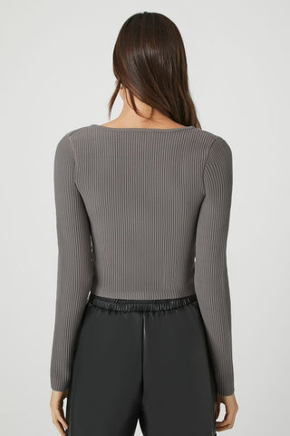 Ribbed Knit Sweater