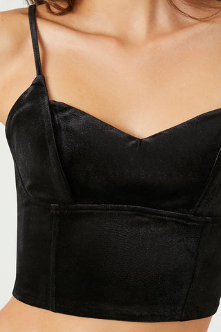Velvet Corset Cami