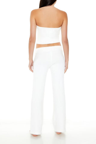 Sweater-Knit Flare Pants