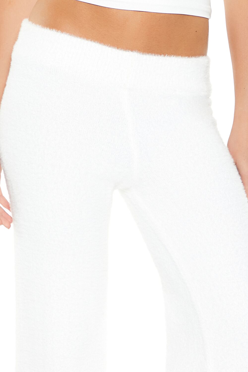  Forever 21 Sweater-Knit Flare Pants - stone-blue - Bonton