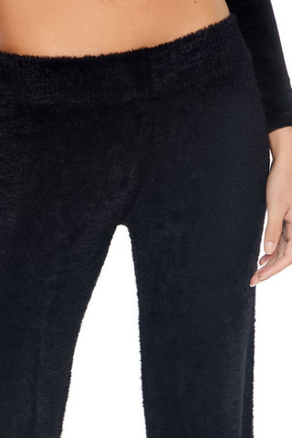 Sweater-Knit Flare Pants