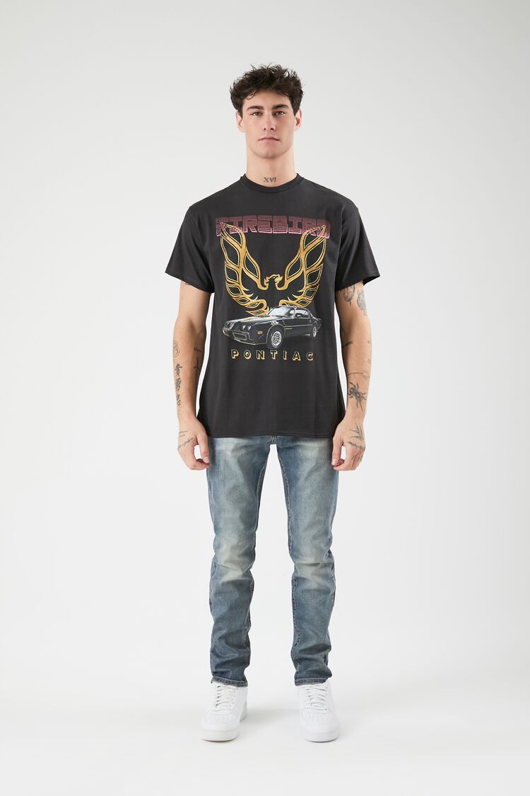  Forever 21 Firebird Pontiac Graphic Tee - black multi - Bonton