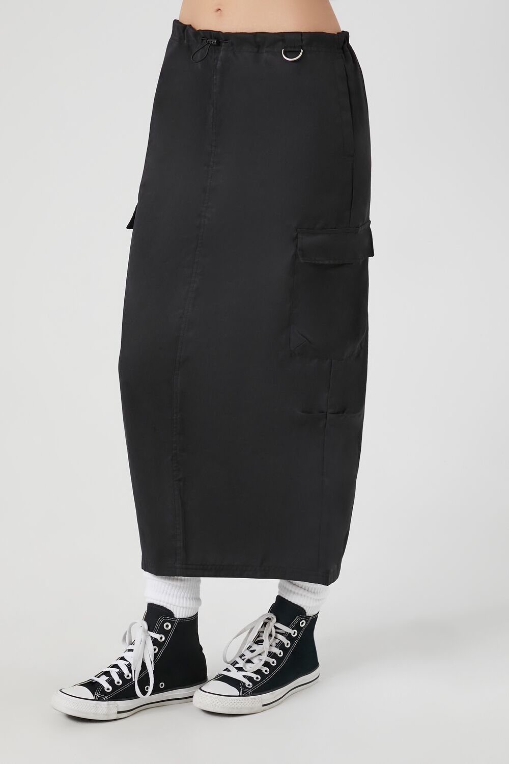  Forever 21 Cargo Maxi Skirt - stone - Bonton