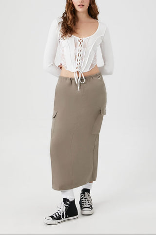 Cargo Maxi Skirt