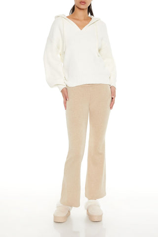 Hooded Drop-Sleeve Sweater