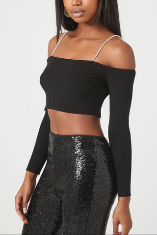 Off-the-Shoulder Crop Top