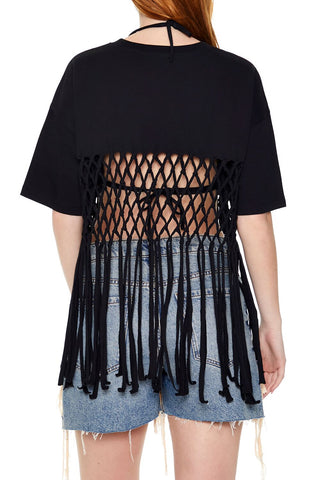 Crochet Fringe Tee