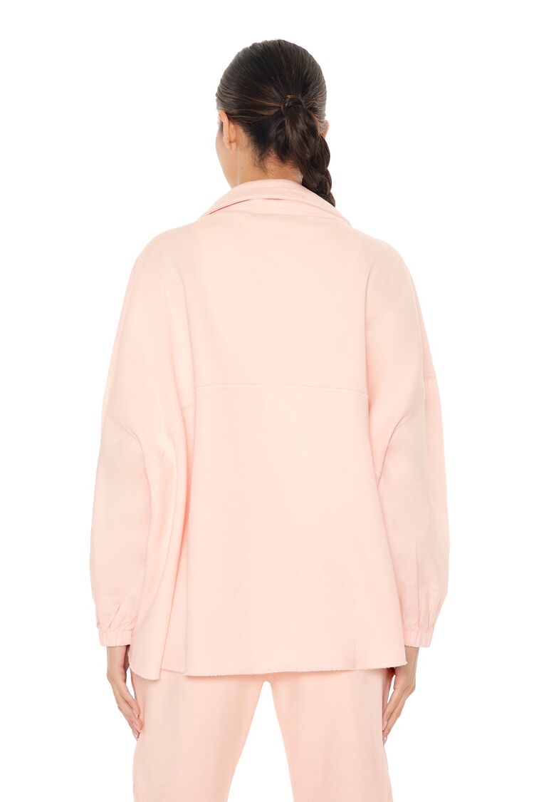  Forever 21 Active Half-Zip Fleece Pullover - pale green - Bonton