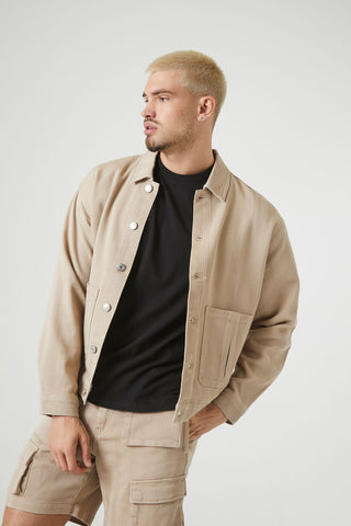 Textured Trucker Jacket