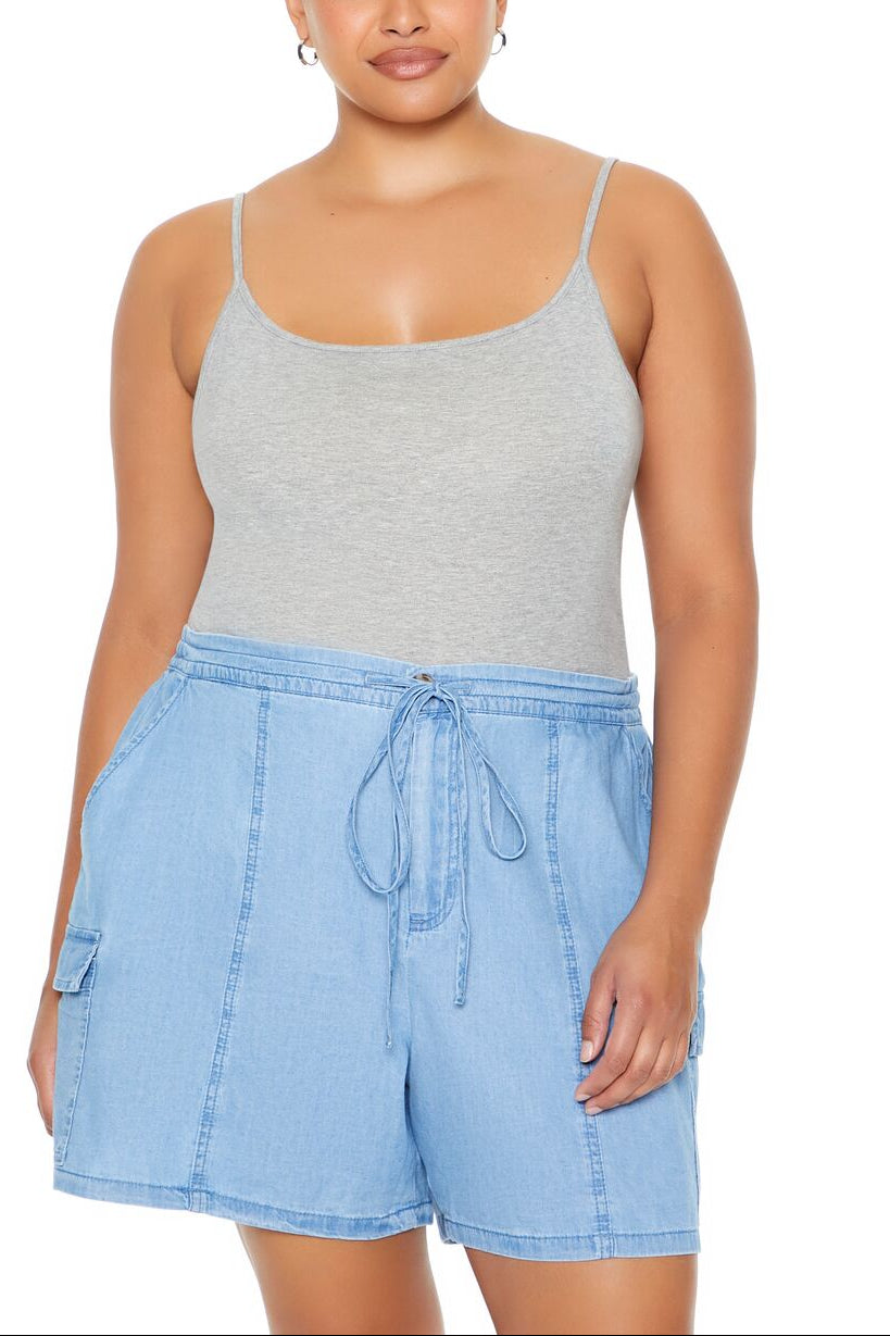  Forever 21 Plus Size Cami Bodysuit - camel - Bonton