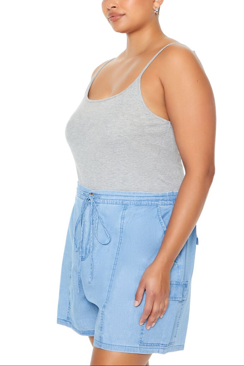  Forever 21 Plus Size Cami Bodysuit - camel - Bonton