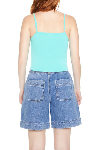 Sweater-Knit Cropped Cami