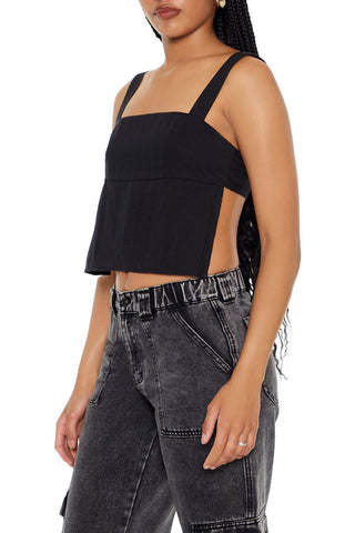 Tie-Back Crop Top