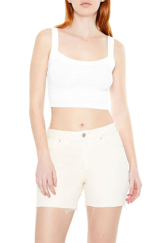 Sweater-Knit Crop Top