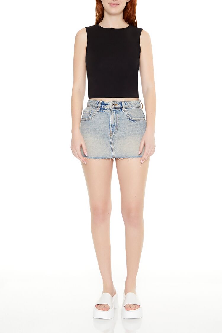  Forever 21 Cutout Tank Top - white - Bonton