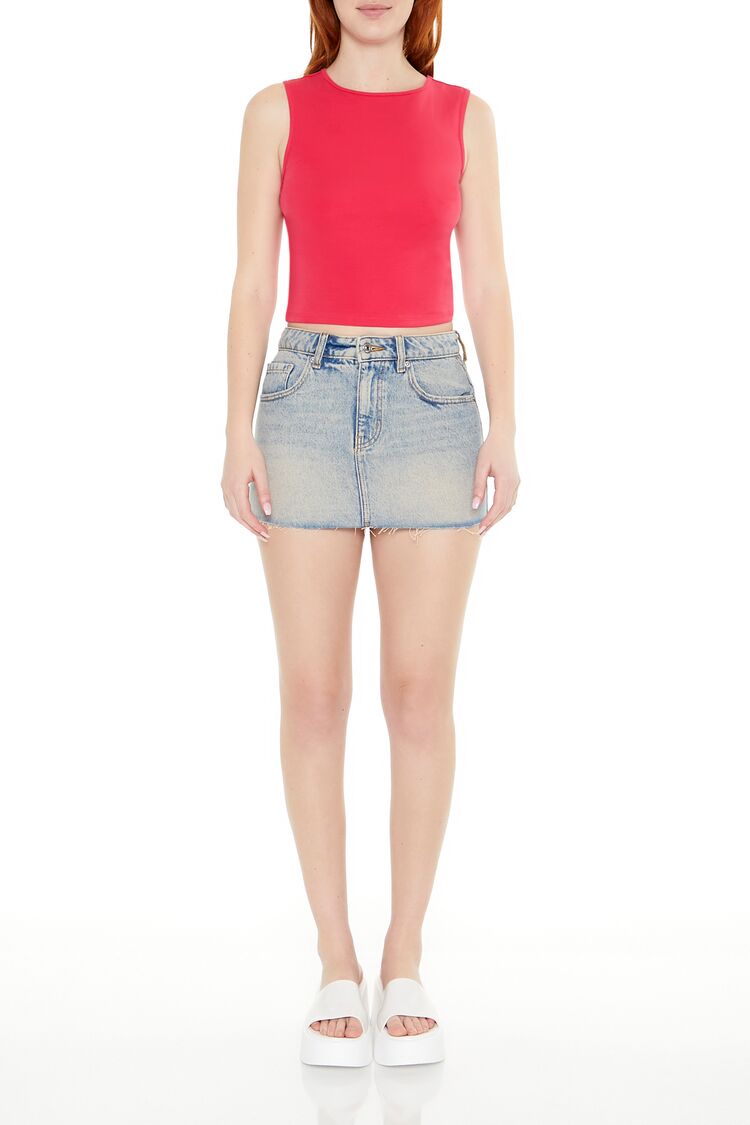  Forever 21 Cutout Tank Top - white - Bonton
