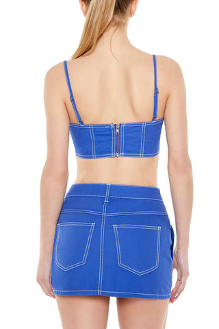 Sweetheart Cropped Cami