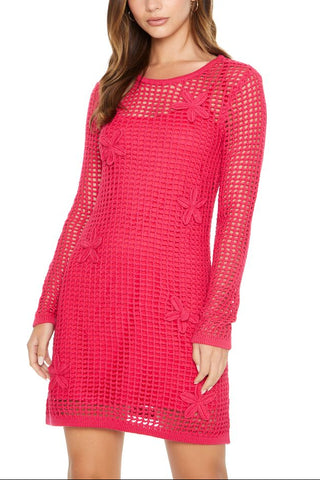 Crochet Flower Combo Dress