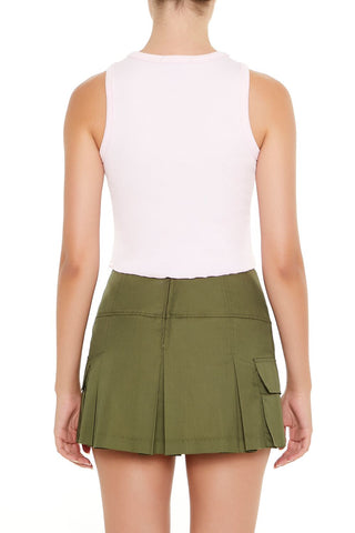 Lettuce-Edge Bow Tank Top