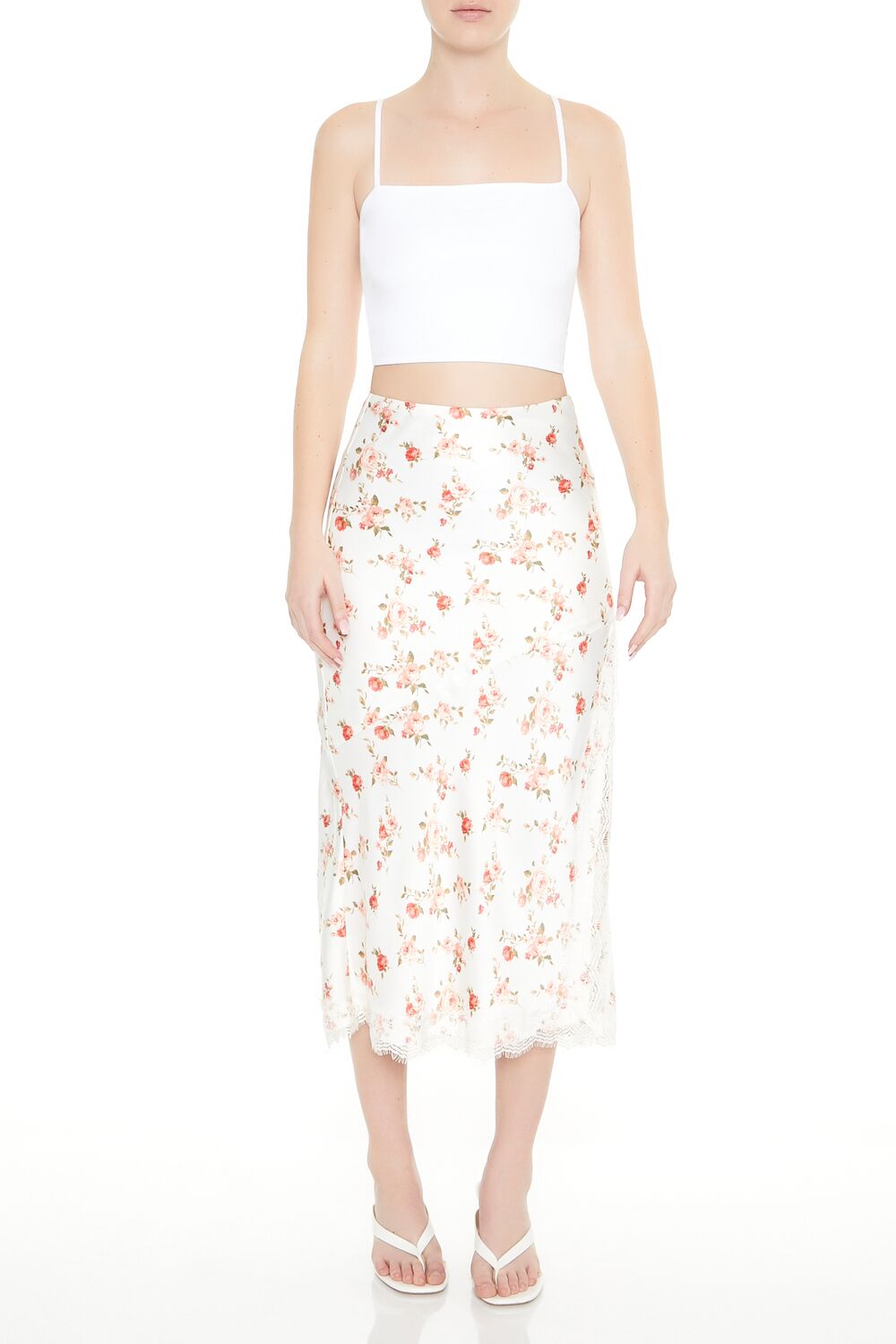  Forever 21 Tie-Back Cropped Cami - black - Bonton