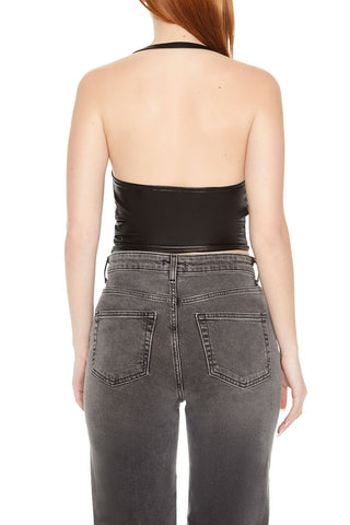 Seamless Halter Crop Top