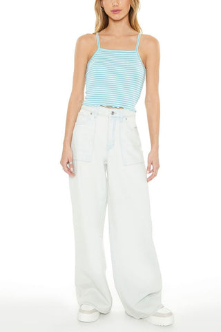 Striped Cropped Cami