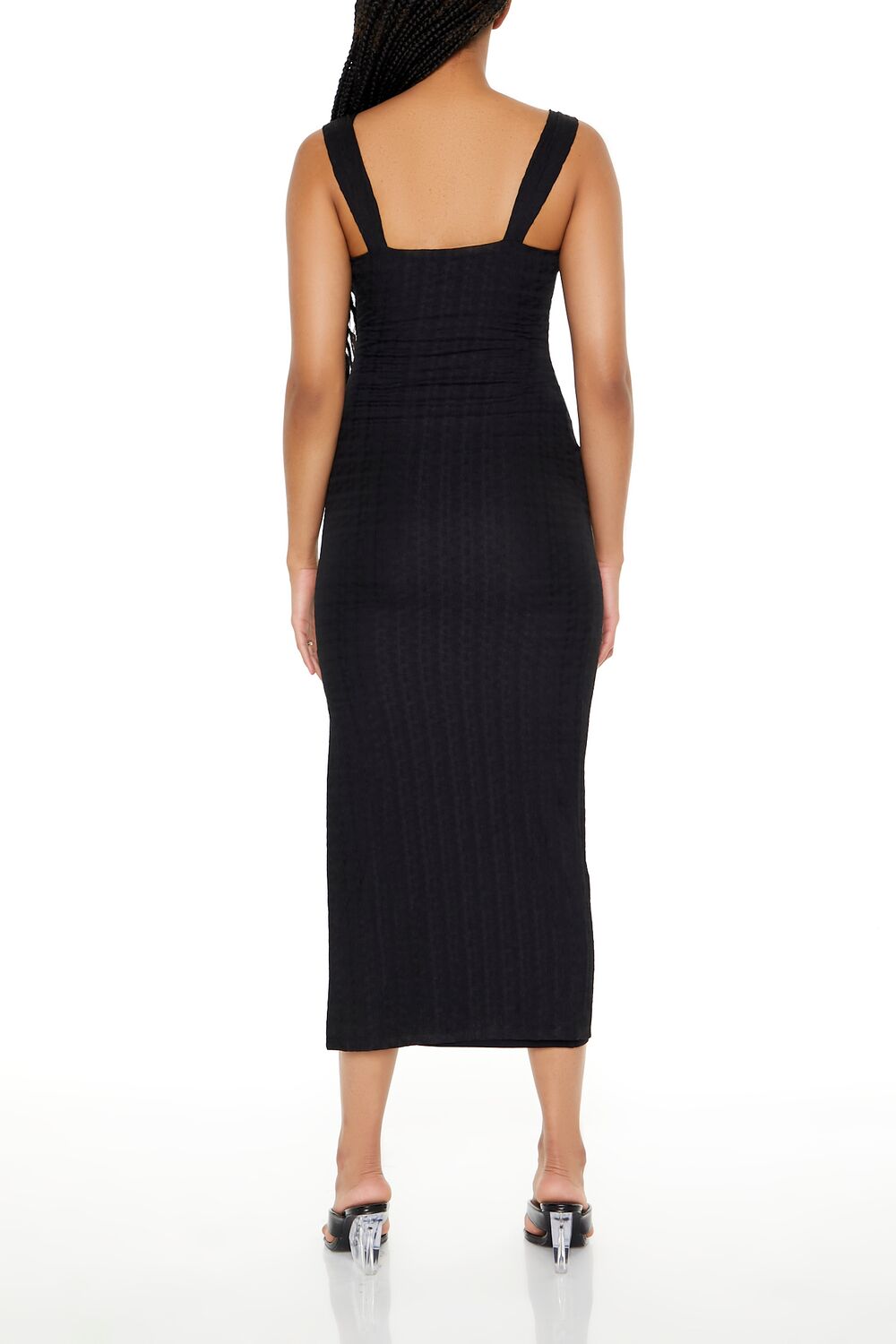  Forever 21 Cutout Bodycon Maxi Dress - white - Bonton