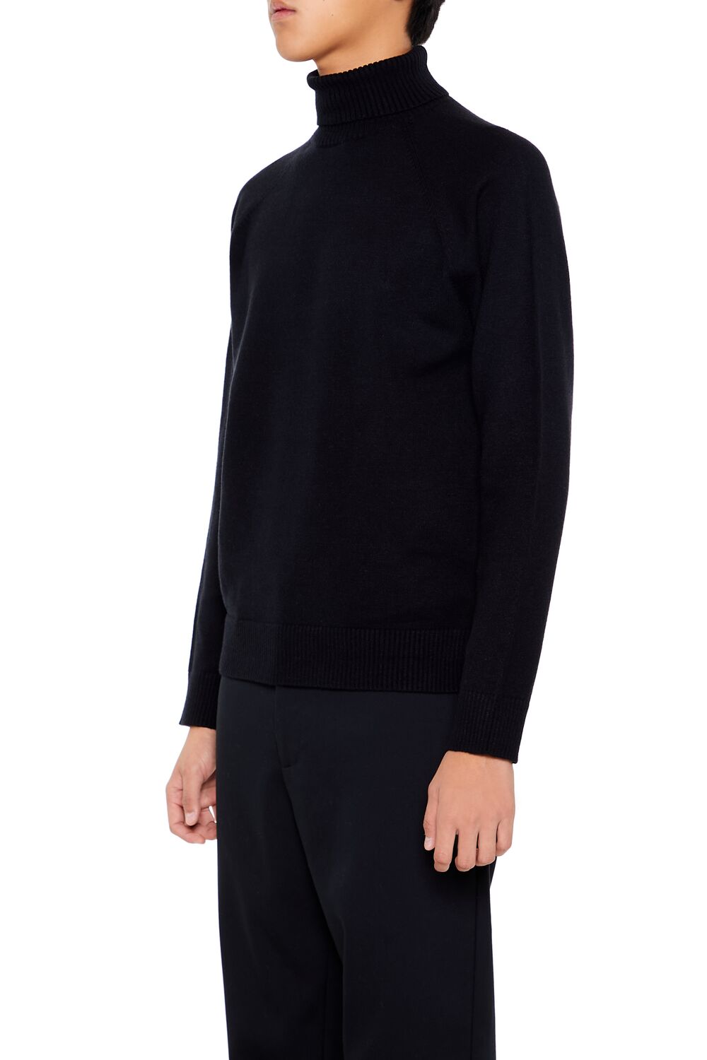  Forever 21 Raglan Turtleneck Sweater - cream - Bonton