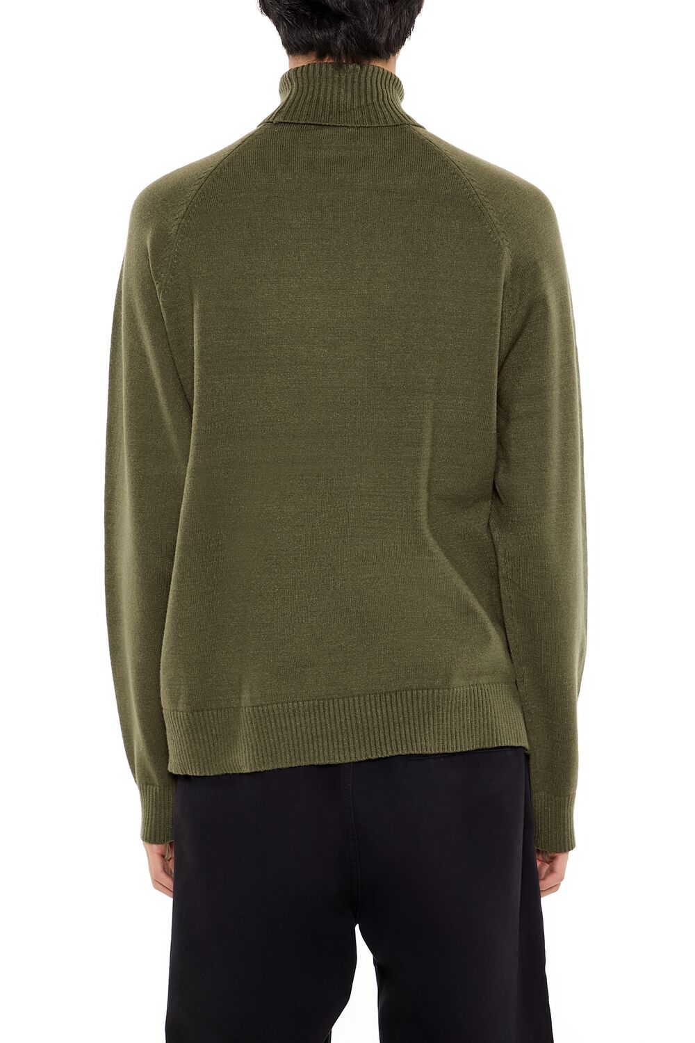  Forever 21 Raglan Turtleneck Sweater - cream - Bonton