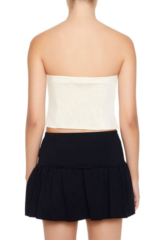 Bow Cropped Tube Top