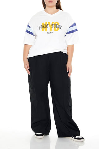 Plus Size Striped New York Tee