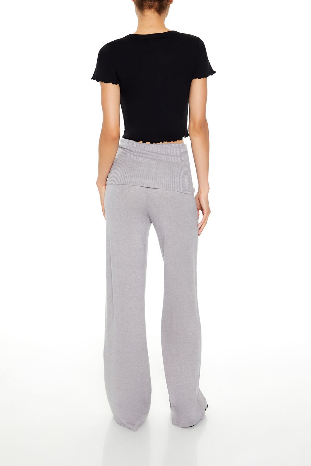 Forever 21 Ruched Drawstring Foldover Pants - camel - Bonton
